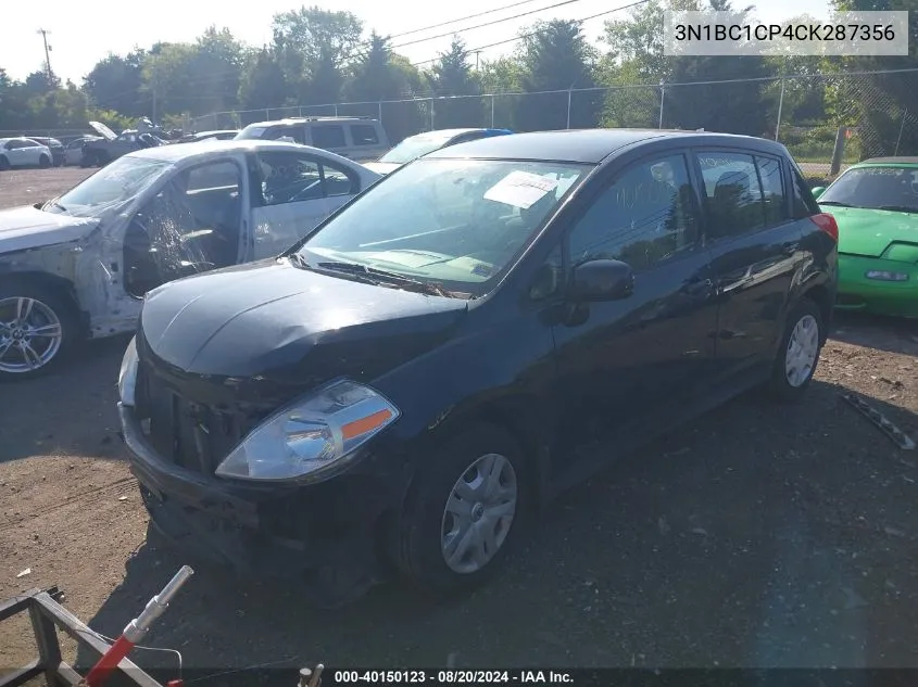 2012 Nissan Versa S/Sl VIN: 3N1BC1CP4CK287356 Lot: 40150123