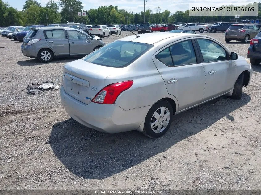 3N1CN7AP1CL906669 2012 Nissan Versa 1.6 Sv