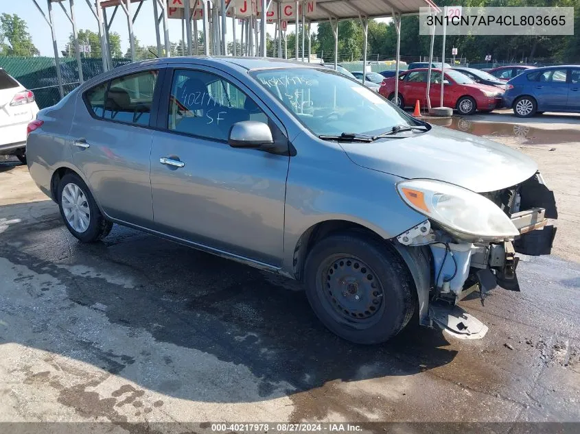 3N1CN7AP4CL803665 2012 Nissan Versa 1.6 Sv