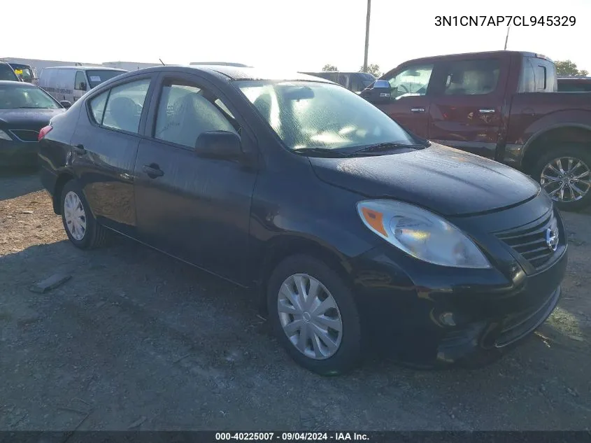 2012 Nissan Versa 1.6 S VIN: 3N1CN7AP7CL945329 Lot: 40225007