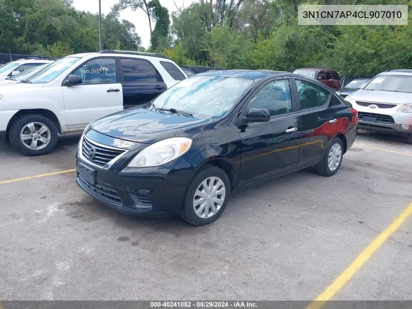 2012 Nissan Versa 1.6 Sv VIN: 3N1CN7AP4CL907010 Lot: 40241052