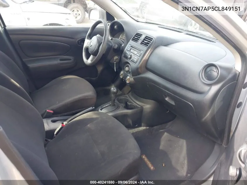 3N1CN7AP5CL849151 2012 Nissan Versa 1.6 S