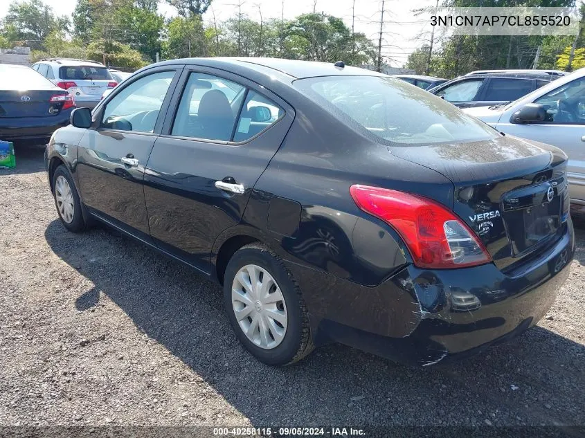 2012 Nissan Versa 1.6 Sv VIN: 3N1CN7AP7CL855520 Lot: 40258115