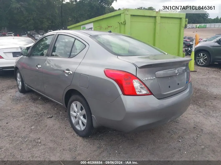 3N1CN7AP1CL846361 2012 Nissan Versa 1.6 Sl