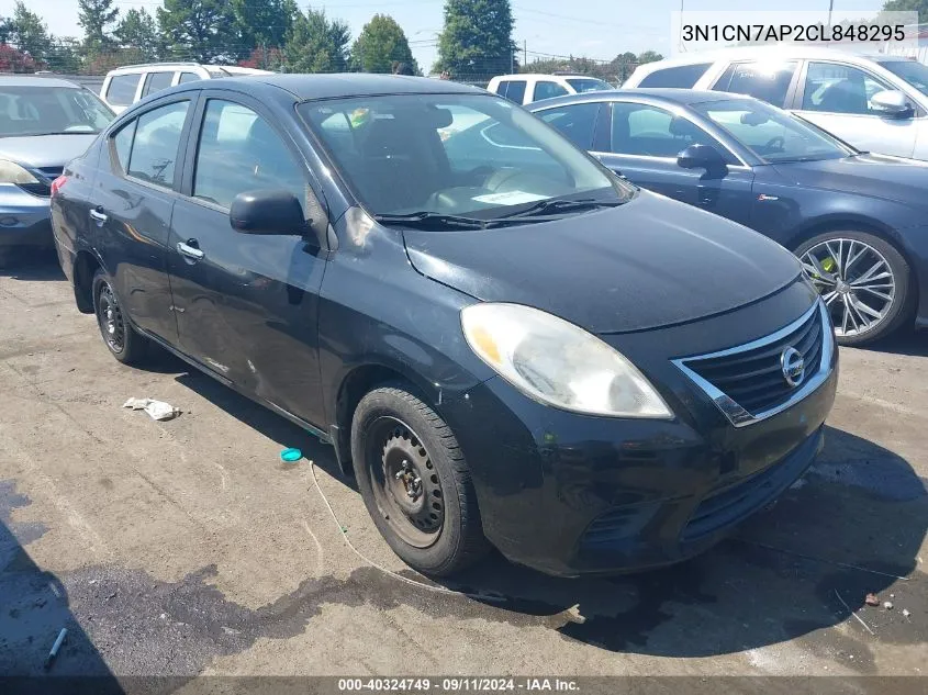 3N1CN7AP2CL848295 2012 Nissan Versa 1.6 Sv