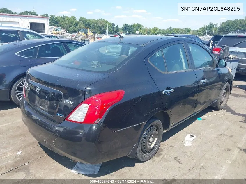 3N1CN7AP2CL848295 2012 Nissan Versa 1.6 Sv