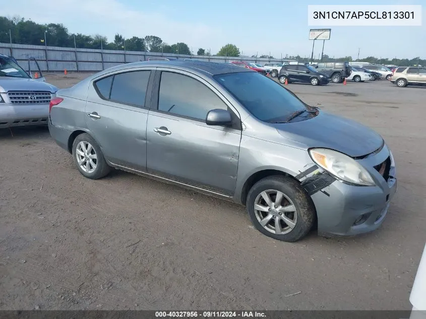 2012 Nissan Versa 1.6 S/1.6 Sl/1.6 Sv VIN: 3N1CN7AP5CL813301 Lot: 40327956