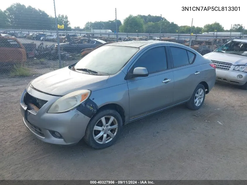 2012 Nissan Versa 1.6 S/1.6 Sl/1.6 Sv VIN: 3N1CN7AP5CL813301 Lot: 40327956