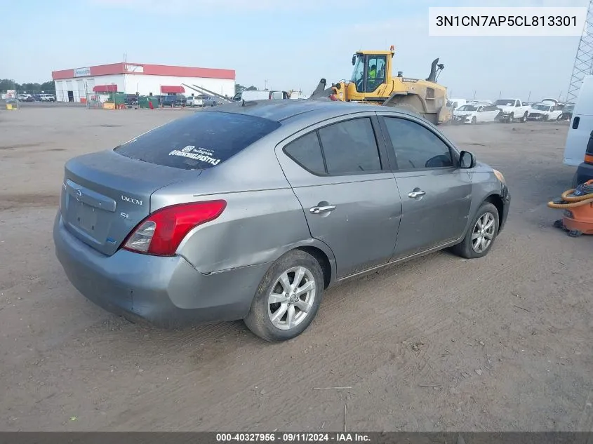 2012 Nissan Versa 1.6 S/1.6 Sl/1.6 Sv VIN: 3N1CN7AP5CL813301 Lot: 40327956