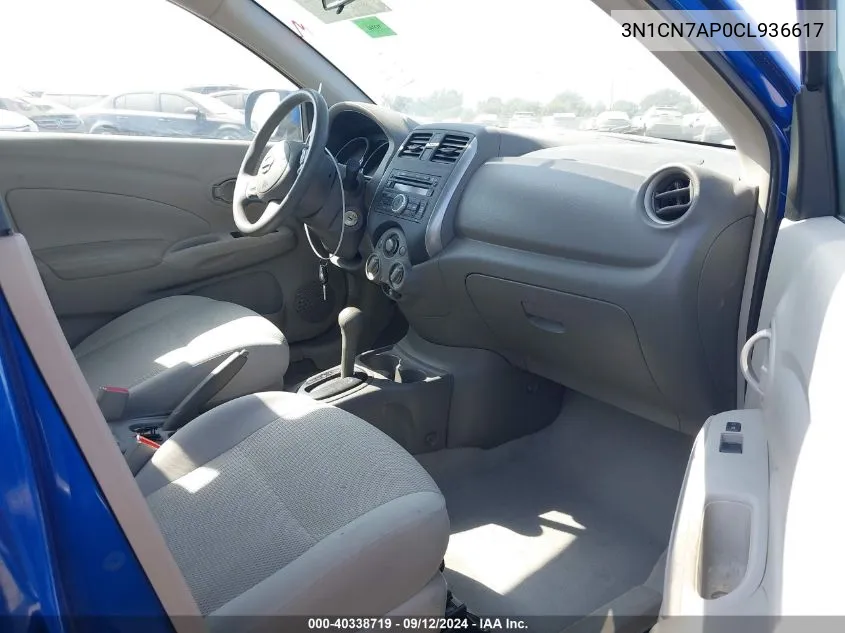 3N1CN7AP0CL936617 2012 Nissan Versa 1.6 Sv