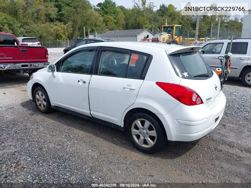 3N1BC1CP8CK229766 2012 Nissan Versa 1.8 S