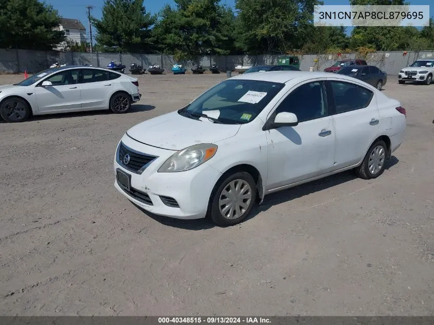 2012 Nissan Versa S/Sv/Sl VIN: 3N1CN7AP8CL879695 Lot: 40348515