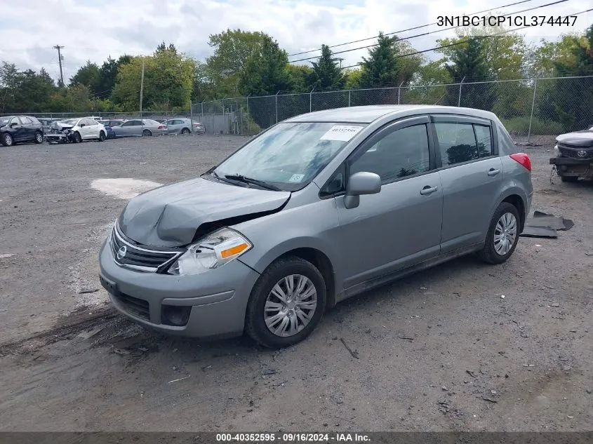 2012 Nissan Versa 1.8 S VIN: 3N1BC1CP1CL374447 Lot: 40352595