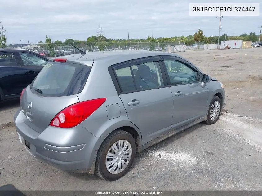 2012 Nissan Versa 1.8 S VIN: 3N1BC1CP1CL374447 Lot: 40352595