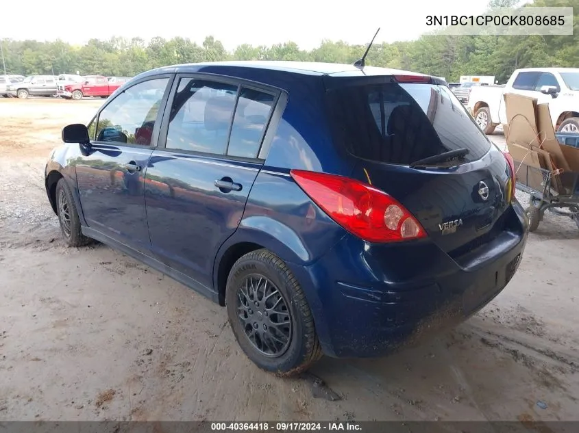 3N1BC1CP0CK808685 2012 Nissan Versa 1.8 S