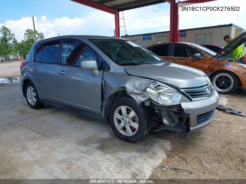 2012 Nissan Versa S/Sl VIN: 3N1BC1CP0CK276502 Lot: 40371373