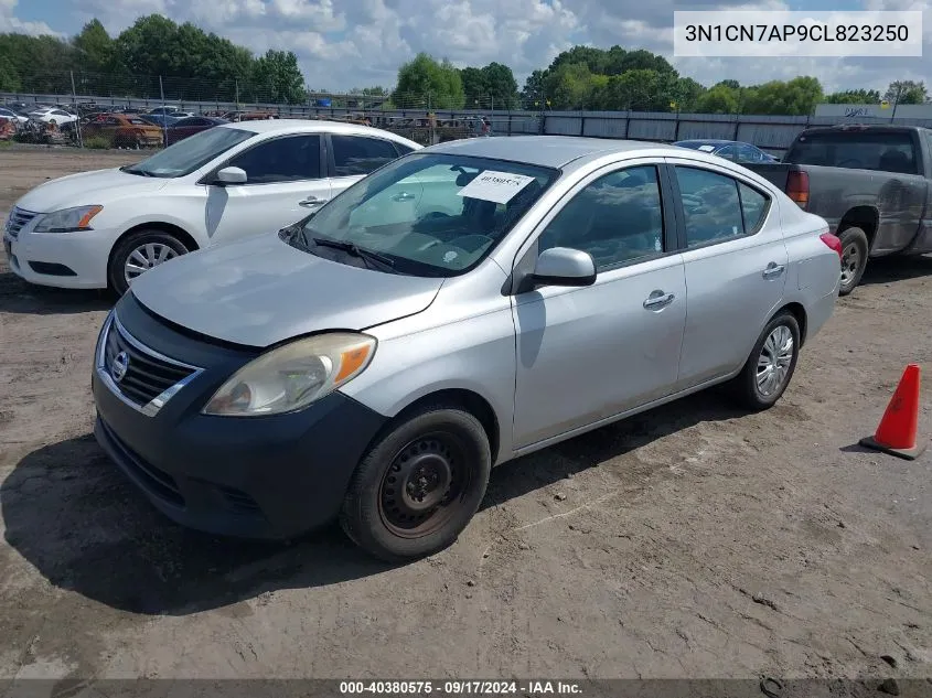 2012 Nissan Versa 1.6 Sv VIN: 3N1CN7AP9CL823250 Lot: 40380575