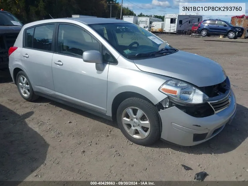 2012 Nissan Versa 1.8 S VIN: 3N1BC1CP8CK293760 Lot: 40429863