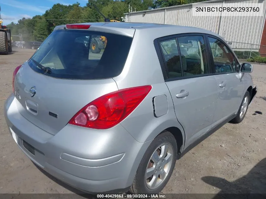 2012 Nissan Versa 1.8 S VIN: 3N1BC1CP8CK293760 Lot: 40429863