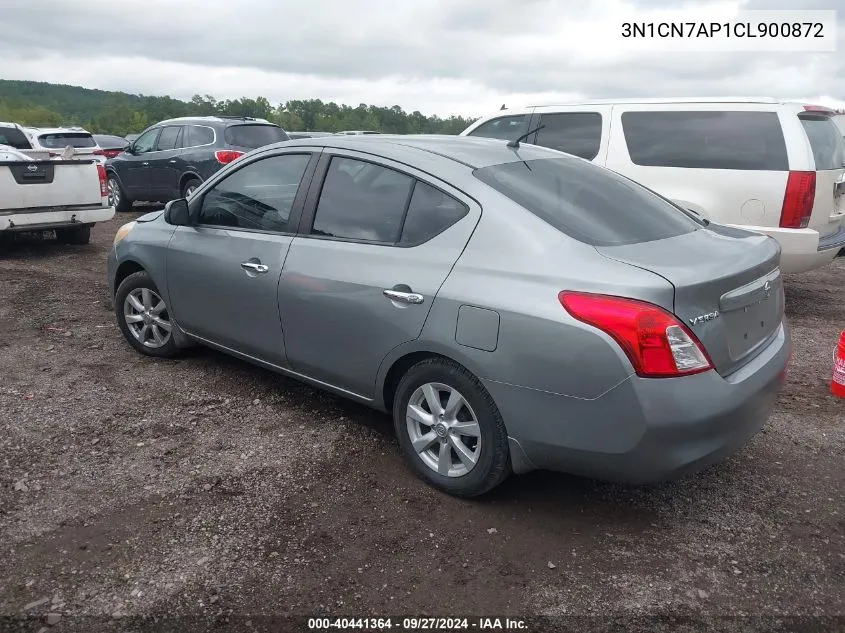 3N1CN7AP1CL900872 2012 Nissan Versa 1.6 Sl