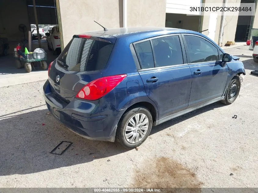 2012 Nissan Versa S/Sl VIN: 3N1BC1CP2CK298484 Lot: 40462555