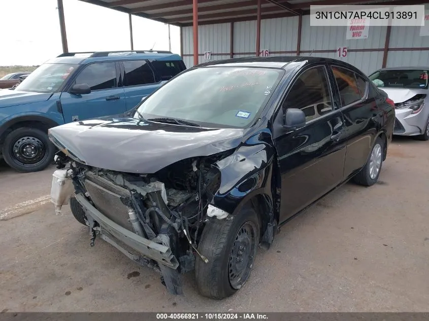 2012 Nissan Versa 1.6 S VIN: 3N1CN7AP4CL913891 Lot: 40566921