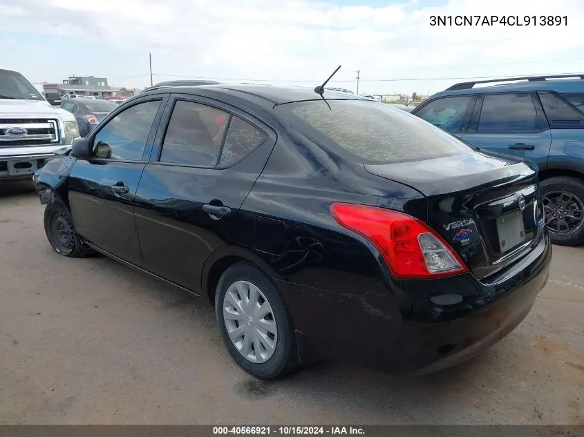 2012 Nissan Versa 1.6 S VIN: 3N1CN7AP4CL913891 Lot: 40566921