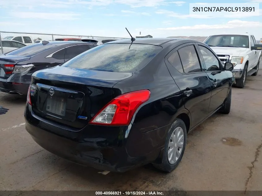 2012 Nissan Versa 1.6 S VIN: 3N1CN7AP4CL913891 Lot: 40566921