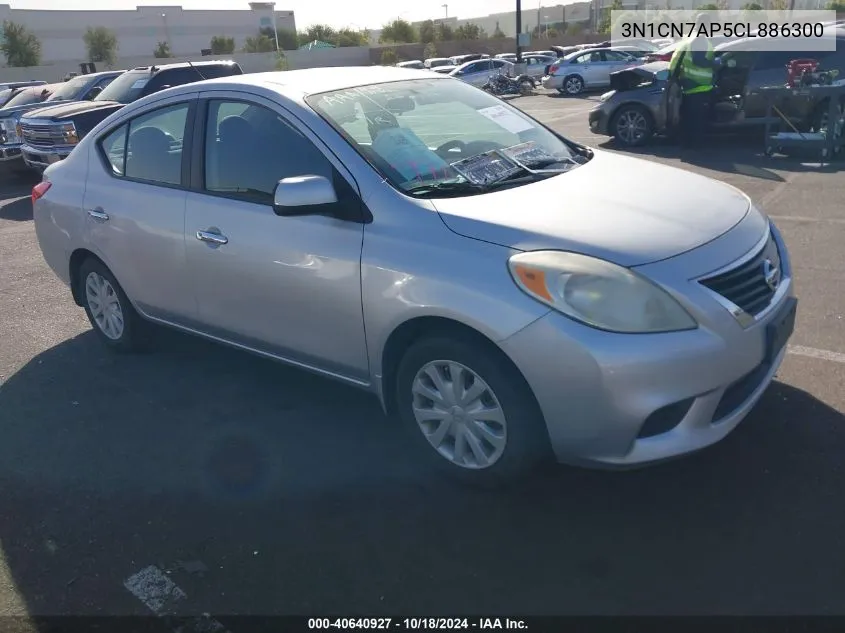 2012 Nissan Versa 1.6 Sv VIN: 3N1CN7AP5CL886300 Lot: 40640927