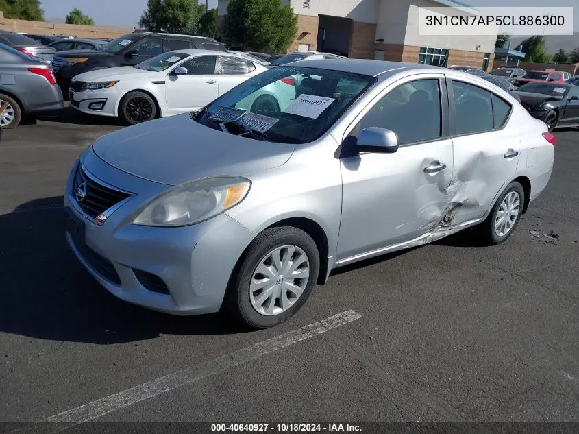 2012 Nissan Versa 1.6 Sv VIN: 3N1CN7AP5CL886300 Lot: 40640927