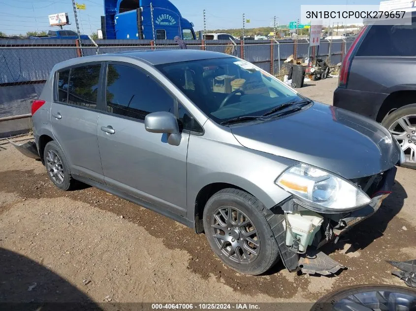 3N1BC1CP0CK279657 2012 Nissan Versa 1.8 S