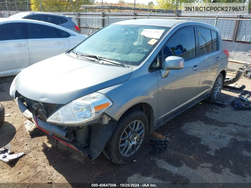 2012 Nissan Versa 1.8 S VIN: 3N1BC1CP0CK279657 Lot: 40647006