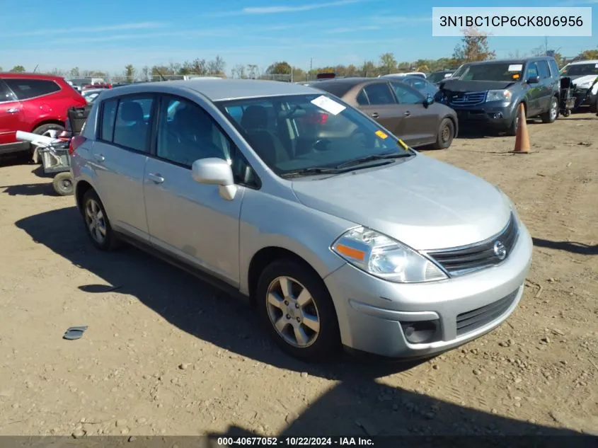 2012 Nissan Versa 1.8 S VIN: 3N1BC1CP6CK806956 Lot: 40677052