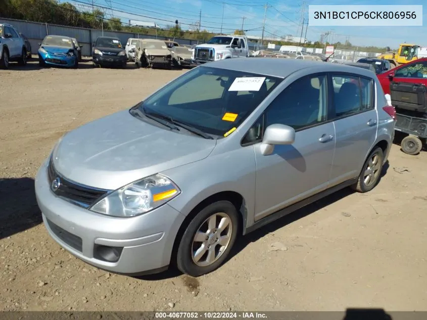 2012 Nissan Versa 1.8 S VIN: 3N1BC1CP6CK806956 Lot: 40677052