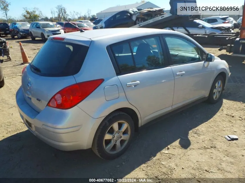 2012 Nissan Versa 1.8 S VIN: 3N1BC1CP6CK806956 Lot: 40677052