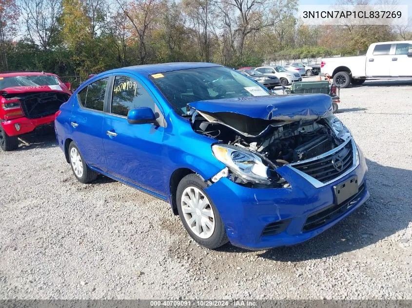 2012 Nissan Versa 1.6 Sv VIN: 3N1CN7AP1CL837269 Lot: 40709091