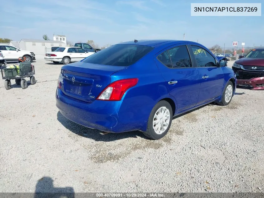 2012 Nissan Versa 1.6 Sv VIN: 3N1CN7AP1CL837269 Lot: 40709091