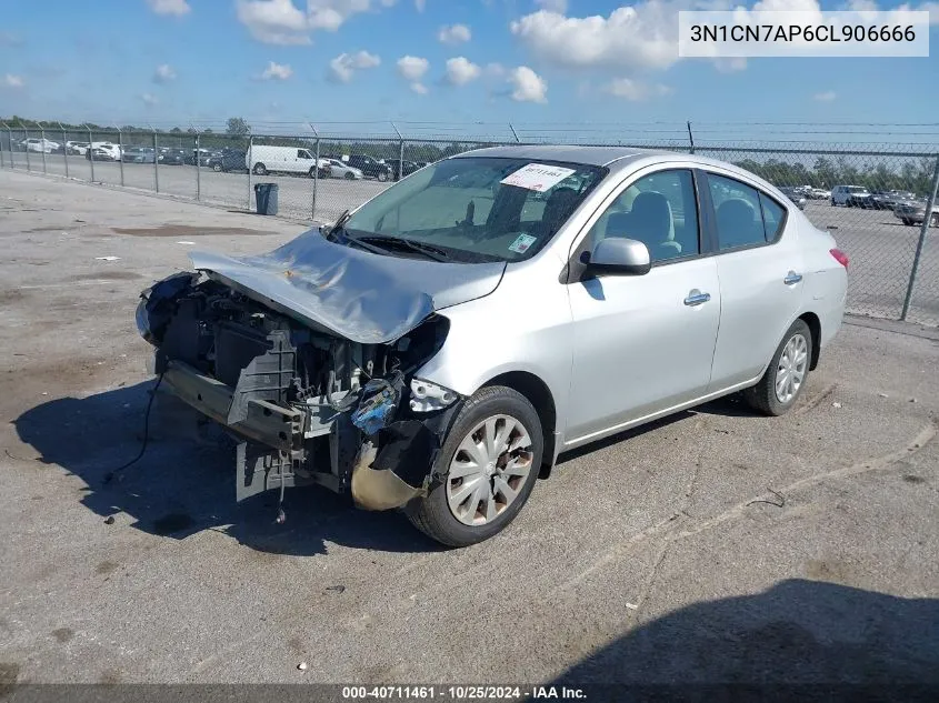 2012 Nissan Versa 1.6 Sv VIN: 3N1CN7AP6CL906666 Lot: 40711461