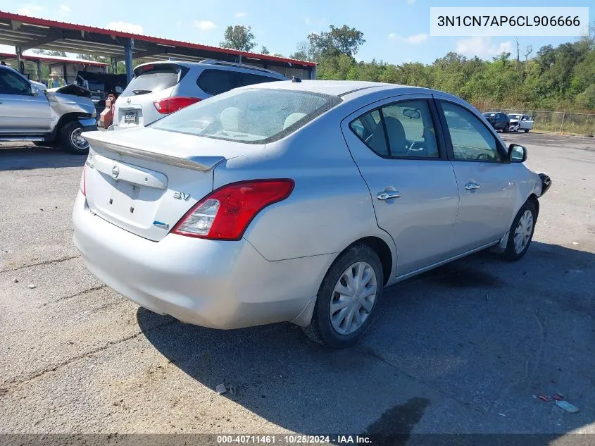 3N1CN7AP6CL906666 2012 Nissan Versa 1.6 Sv