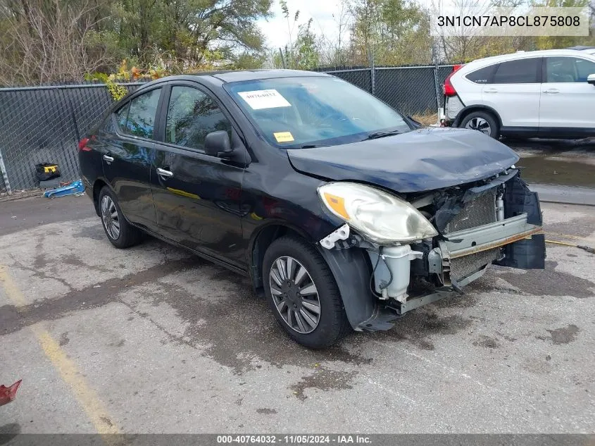 2012 Nissan Versa 1.6 Sv VIN: 3N1CN7AP8CL875808 Lot: 40764032