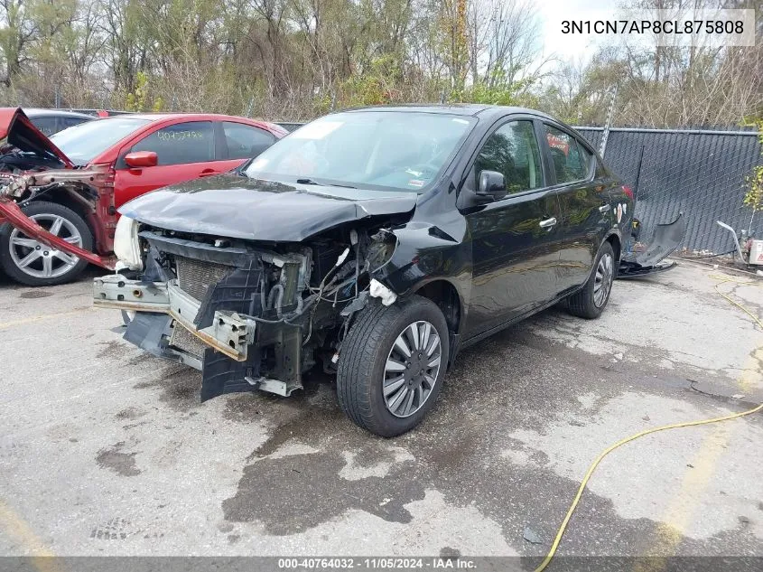 2012 Nissan Versa 1.6 Sv VIN: 3N1CN7AP8CL875808 Lot: 40764032