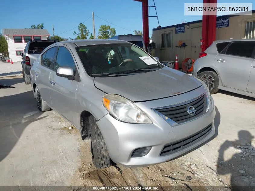 2012 Nissan Versa 1.6 Sv VIN: 3N1CN7AP5CL862384 Lot: 40775025