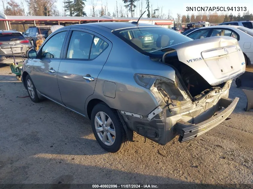 3N1CN7AP5CL941313 2012 Nissan Versa 1.6 Sl