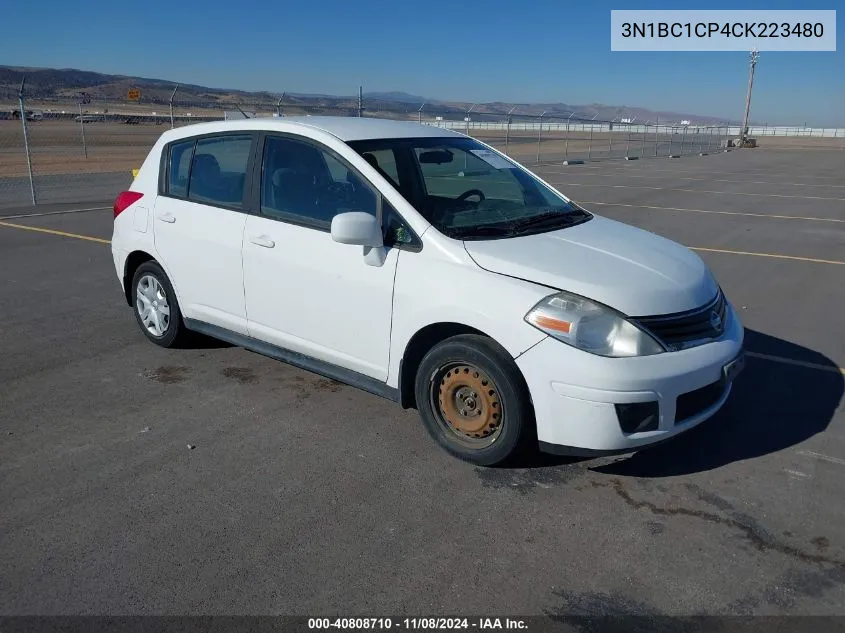 2012 Nissan Versa S VIN: 3N1BC1CP4CK223480 Lot: 40808710