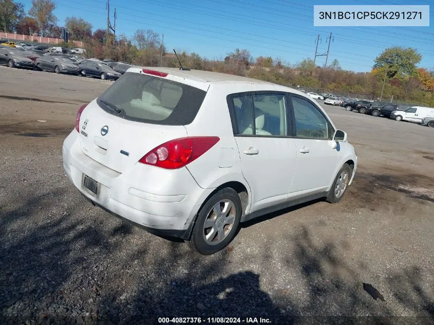 2012 Nissan Versa S VIN: 3N1BC1CP5CK291271 Lot: 40827376