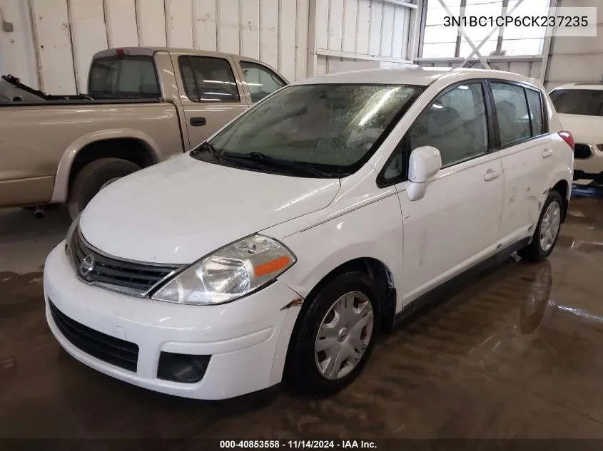 2012 Nissan Versa 1.8 S VIN: 3N1BC1CP6CK237235 Lot: 40853558