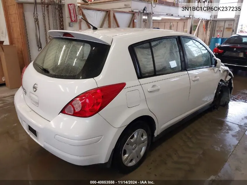 2012 Nissan Versa 1.8 S VIN: 3N1BC1CP6CK237235 Lot: 40853558