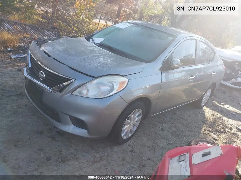 3N1CN7AP7CL923010 2012 Nissan Versa 1.6 Sv