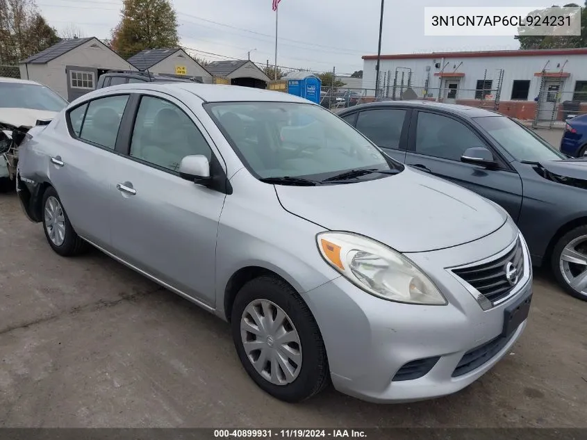 2012 Nissan Versa 1.6 Sv VIN: 3N1CN7AP6CL924231 Lot: 40899931