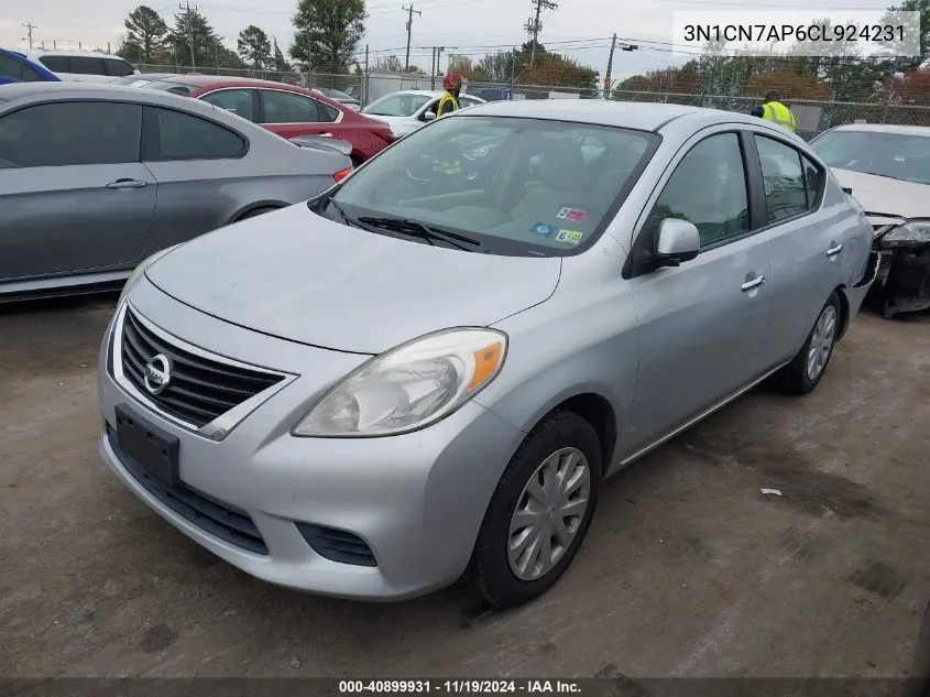 2012 Nissan Versa 1.6 Sv VIN: 3N1CN7AP6CL924231 Lot: 40899931